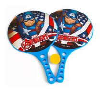 DISNEY BABY Bērnu pludmales tenisa raketes CAPTAIN AMERICA, 9813