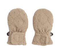 Lodger Mittens Folklore Fleece bērnu cimdiņi, Beige, 0-12m, MTF_630_0-12