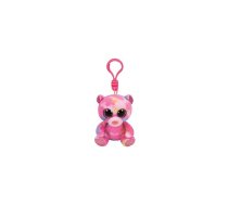 TY Beanie Boos Mīkstā rotaļlieta - piekariņš FRANKY - pink multicolored bear clip 10cm, TY36562