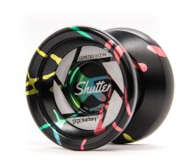 YoYoFactory Shutter rotaļlieta YO-YO, Splash Black/Rainbow YO51892