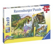 Ravensburger puzle 3X49 Dinosaurs R 09358