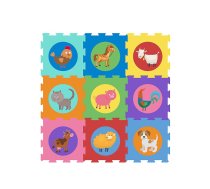 ANEK Grīdas puzle - putu paklājs 9elem 31x31cm ANIMALS 84501