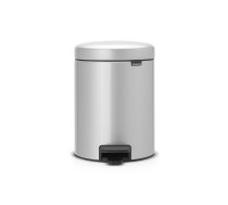 BRABANTIA atkritumu tvertne ar pedāli NewIcon, 5 l, Metallic Grey