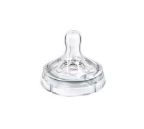 PHILIPS AVENT SCF655/27 Barošanas pudeļu silikona knupīši Natural ar regulējamu tecējumu 3M+, 2 gab