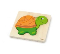 VIGA koka puzle TURTLE 4 elementi 59933