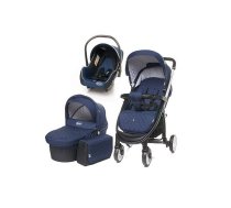 4BABY ATOMIC universālie rati 3in1 BLUE