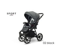LONEX SPORT pastaigu rati, 02 Black