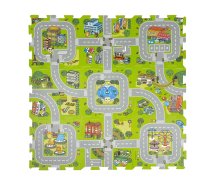 SMILY PLAY Grīdas puzle - paklājs 9elem 31.5x31.5cm 84357