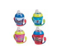 CANPOL BABIES Mācību krūzīte ar silikona snīpīti (non-spill) HAPPY VEHICLES/FOREST FRIENDS 230ml 9m+, 56/502 IZPĀRDOŠANA