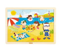 VIGA koka puzle Summer 51270