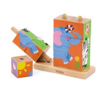 VIGA koka kluču puzle WILD ANIMALS 9gb. 24m+, 50834