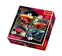 TREFL CARS Pužļu komplekts 4in1 Vāģi 3