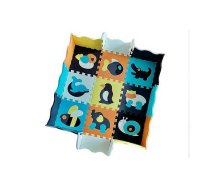 BIGTOYS Grīdas puzle - putu paklājs 9elem 30x30cm ANIMALS 30815