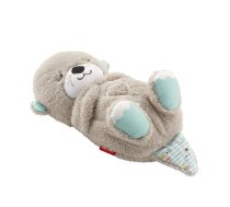 Fisher Price Muzikālā rotaļlieta ar naktslampiņu Breathing Belly Bedtime Otter FXC66