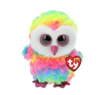 TY Beanie Boos Rotaļlieta OWEN-multicolor owl reg, TY37221 IZPĀRDOŠANA