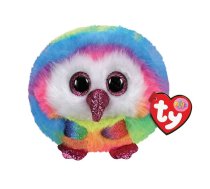 TY PUFFIES Mīkstā rotaļlieta Owen owl 8cm, TY42504 IZPĀRDOŠANA