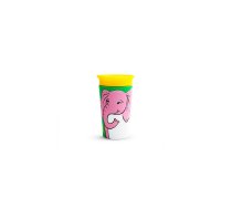 MUNCHKIN Miracle 360 WildLove Sippy krūzīte, 266 ml, zilonis, Miracle 360,  6m+, 05193202