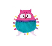 CANPOL Forest Friends mīkstā rotaļlieta - mīļlupatiņa 0m+ OWL 68/045 pink