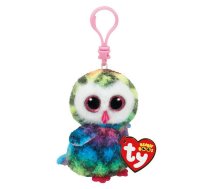 TY Beanie Boos Mīkstā rotaļlieta - piekariņš MULTICOLOR OWL OWEN 8cm, TY35025