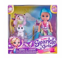 SPARKLE GIRLZ leļļu komplekts Ballerina Princess with Glitter Pet D, 100322