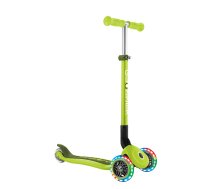 GLOBBER 3 riteņu skrejritenis Primo Foldable Lights, light lime green, 432-106