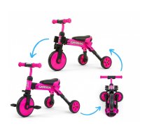 MILLY MALLY GRANDE Bērnu trīsritenis 2in1 Pink