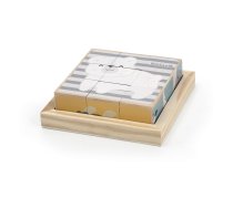 VIGA PolarB 6 attēlu koka kluču puzle 44024