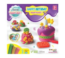 GERARDOS TOYS plastilīna komplekts HAPPY BIRTHDAY 3g+ 56447