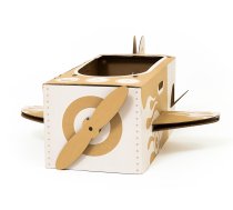 ANNAHOUSE Saliekama kartona spēļu Super lidmašīna 61x32x28 cm