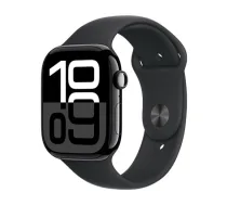 Apple Watch Series 10 (2024) LTE 46mm Jet Black Aluminium Case with Sport Band Black