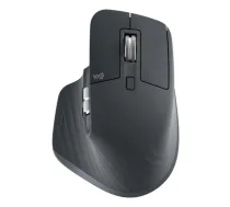 Logitech MX Master 3S Wireless Mouse RF Wireless + Bluetooth, 8000 DPI, Graphite