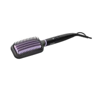 Philips Heated Straigthening Brush BHH880/00,ceramic coating,heated and nylon bristle design for best results,thermo sensor for EHD,2 temp.