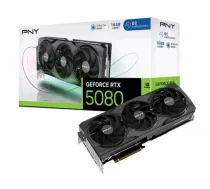 Pny GeForce RTX 5080 OC 3F Graphics Card, 16GB, 256-bit, 960GB/s