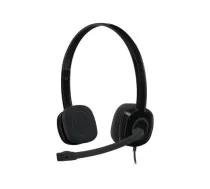 Logitech H151 Stereo headset Black