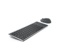Dell Keyboard and Mouse KM7120W Wireless Batteries included Bluetooth Russian Titan Gray