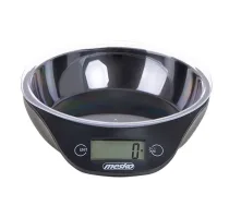 Mesko Kitchen scale with a bowl MS 3164 Maximum weight (capacity) 5 kg Graduation 1 g Display type LCD Black