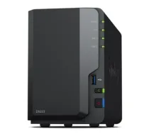 Synology DS223 Up to 2 HDD/SSD Hot-Swap Realtek RTD1619B Processor frequency 1.7 GHz 2 DDR4