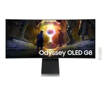 Samsung LS34DG850SUXDU 34 " OLED 21:9 175 Hz 0.03 ms 3440 x 1440 pixels HDMI ports quantity 2 Silver