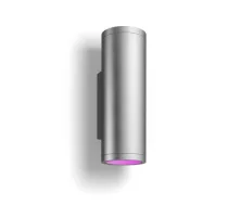 Philips Hue WCA Appear Outdoor Wall Lantern, Inox 8 W 2000-6500 Hue White Colour Ambiance