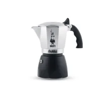 Bialetti Brikka 0.1 L Moka pot Black, Stainless steel