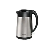 Bosch TWK3P420 electric kettle 1.7 L 2400 W Black, Stainless steel