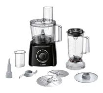 Bosch MCM3201B food processor 800 W 2.3 L Black, Transparent