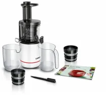 Bosch MESM500W juice maker Slow juicer 150 W Black, White