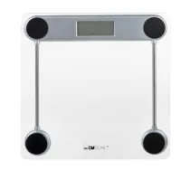 Clatronic PW 3368 Electronic Personal Scale (Transparent/Silver)