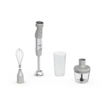 Tefal Quickchef+ HB673B30 1000 W Immersion Blender, Grey Stainless Steel