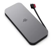 Lenovo 40ALLG1WWW 10000 mAh Wireless Charging Lithium-Ion Power Bank Black