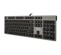 A4Tech KV-300H keyboard USB QWERTY Black, Grey