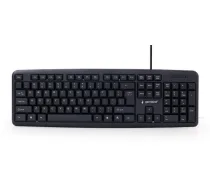 Gembird KB-U-103 USB US English Black keyboard