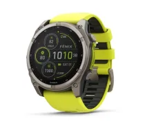 Garmin fenix 8 3.56 cm (1.4") 51 mm Digital 280 x 280 pixels Touchscreen Titanium Wi-Fi GPS (satellite)