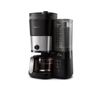 Philips All-in-1 Brew HD7900 Coffee Machine, Black/Silver